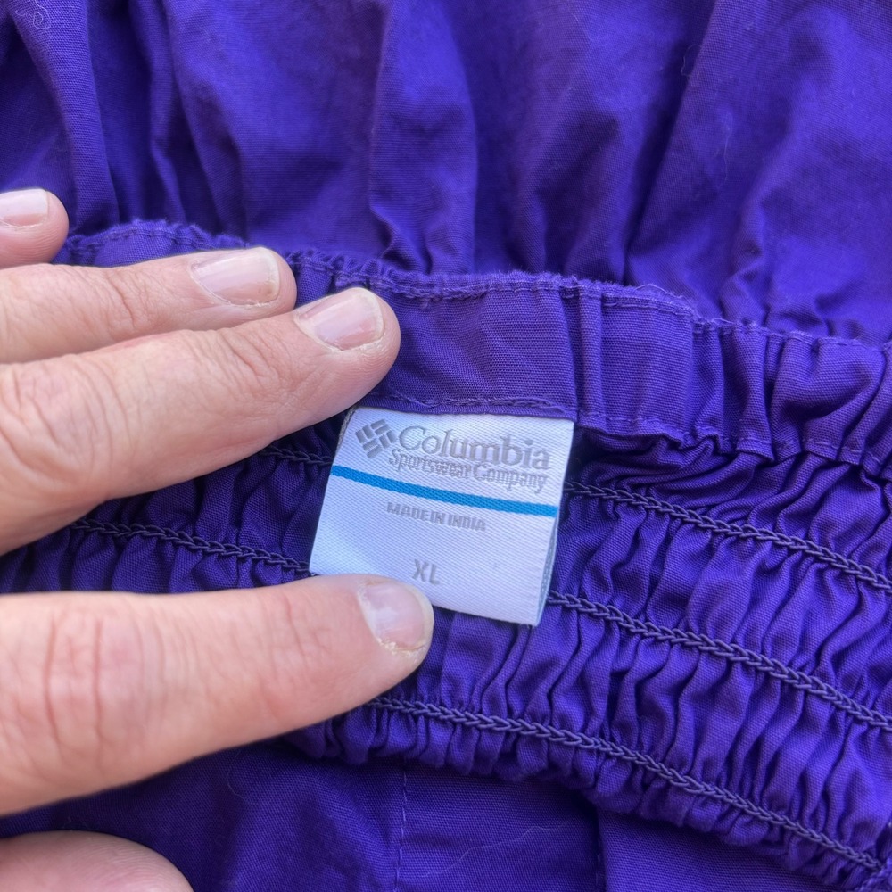 Columbia LSU Tigers Purple‎ Button Front PFG Style Dress Womens XL Cotton - Picture 9 of 10